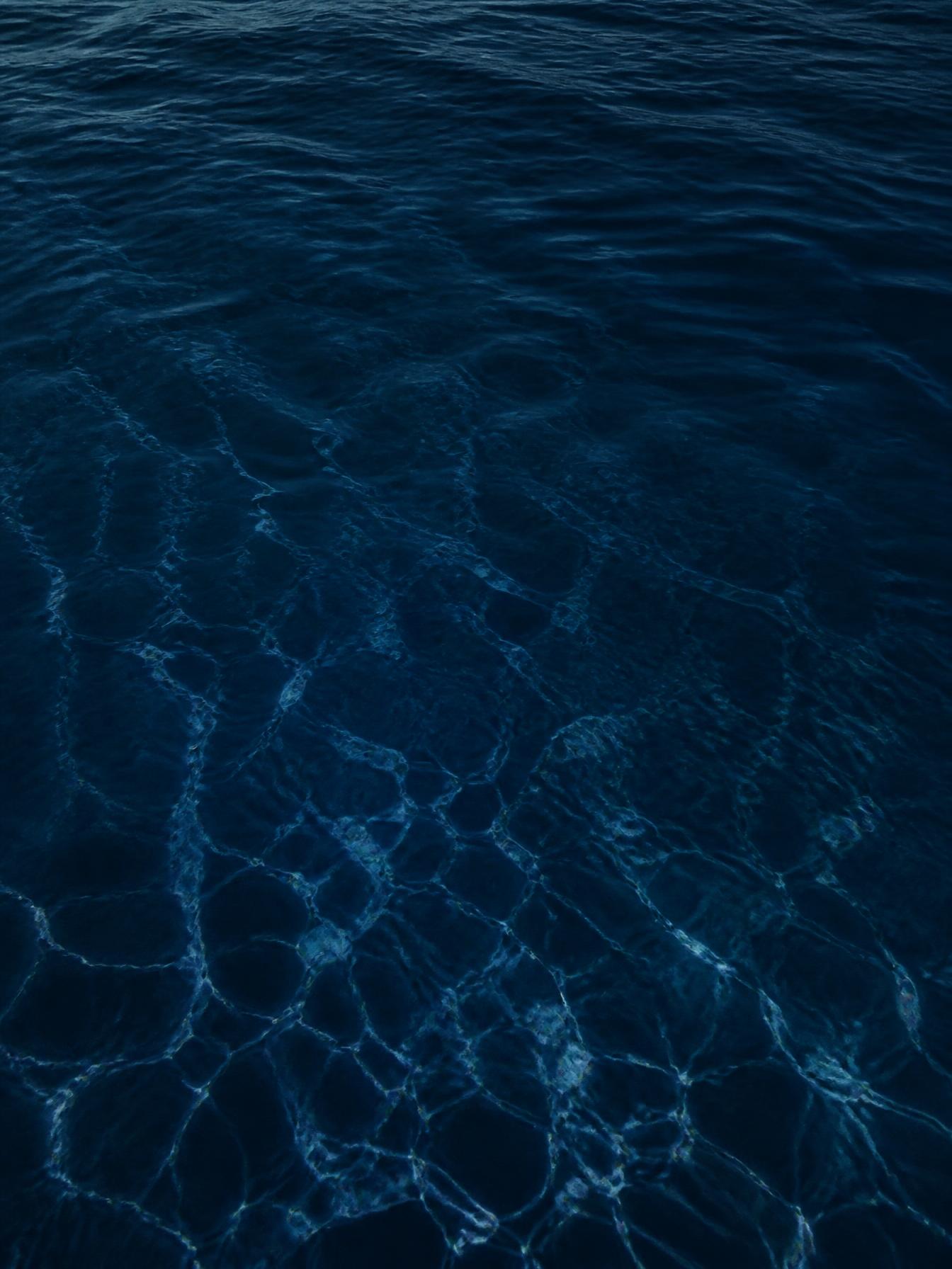 Clear dark water
